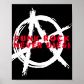 Punk Rock Never Dies Poster (Vorne)