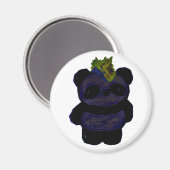 Punk Rock Panda 2 Magnet (Vorderseite/Rückseite)