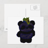 Punk Rock Panda 2 Postkarte (Vorne/Hinten)