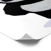 Punk Rock Panda Poster (Ecke)