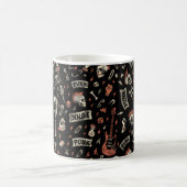 "Punk Rock Pattern - Bold & Rebellige Style Kaffeetasse (Mittel)