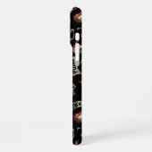 Punk Rock Pattern - Bold & Rebellious iPhone Hülle (Linke Seite)
