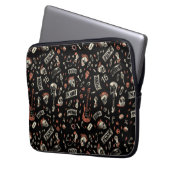 Punk Rock Pattern - Bold & Rebellious Laptopschutzhülle (Vorderseite Links)