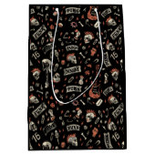 Punk Rock Pattern - Bold & Rebellious Mittlere Geschenktüte (Vorderseite)
