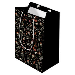 Punk Rock Pattern - Bold & Rebellious Mittlere Geschenktüte