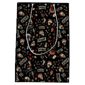Punk Rock Pattern - Bold & Rebellious Mittlere Geschenktüte (Rückseite)