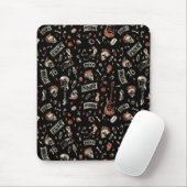 Punk Rock Pattern - Bold & Rebellious Mousepad (Mit Mouse)