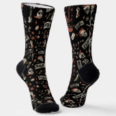 Punk Rock Pattern - Bold & Rebellious Socken (Gewinkelt)