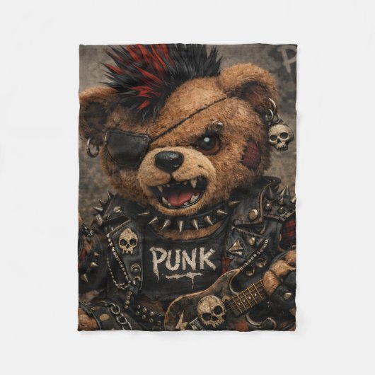Punk Rock Paul Fleecedecke (Vorderseite)