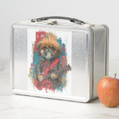 Punk Rock Pekingese ï¿½ Rebel Dog Metall Brotdose (Beispiel)