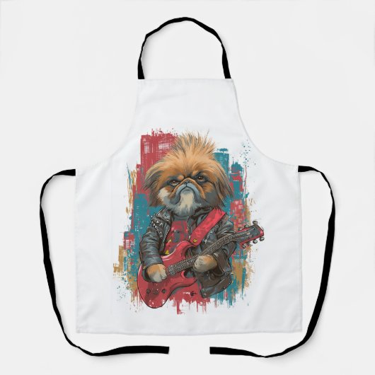 Punk Rock Pekingese ï¿½ Rebel Dog Schürze (Vorderseite)