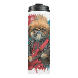 Punk Rock Pekingese ï¿½ Rebel Dog Thermosbecher