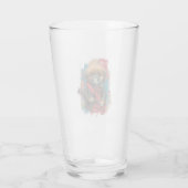 Punk Rock Pekingese � Rebellenhund Glas (Rückseite)