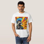 PUNK ROCK RACCOON 2 T-Shirt (Vorne ganz)