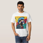 PUNK ROCK RACCOON 3 T-Shirt (Vorne ganz)