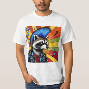 PUNK ROCK RACCOON 4 T-Shirt