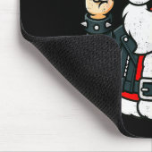 Punk Rock Santa Claus Emo Christmas Rocker Pajamas Mousepad (Ecke)