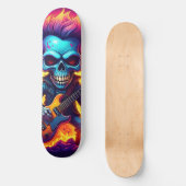 Punk Rock Schädel Skateboard (Vorderseite)