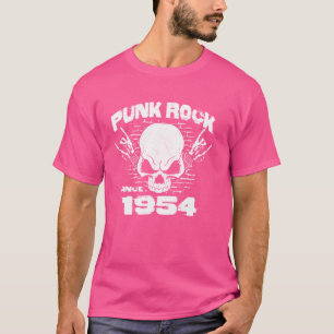Punk Rock Seit 1954 - Skull Rock Hands 70. Geburts T-Shirt