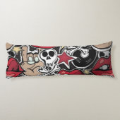Punk Rock Seitenschläferkissen (Rückseite)