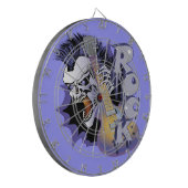 Punk Rock Skull Dartscheibe (Vorderseite Links)