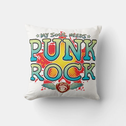 Punk Rock Soul Cushion Kissen (Vorderseite)