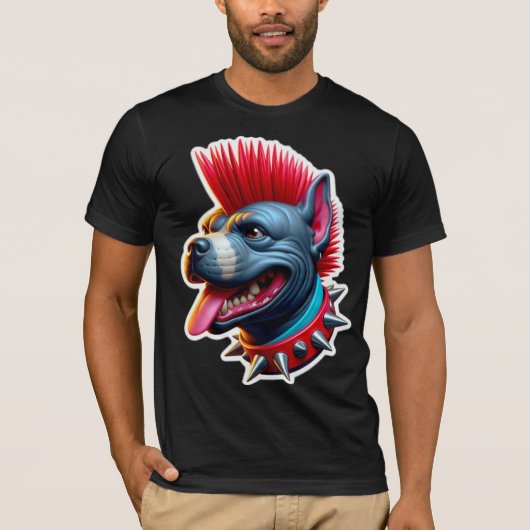 PUNK ROCK STAFFY RED T-Shirt (Vorderseite)