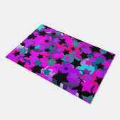 Punk Rock Star Crazy Fußmatte (Schrägansicht)