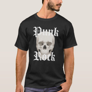 Punk-Rock-Totenkopf-Geschenk T-Shirt