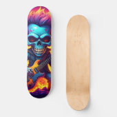Punk Rock Totenkopf Skateboard (Vorderseite)