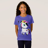 Punk Rock Unicorn T-Shirt (Vorne ganz)
