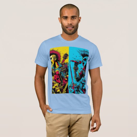 Punk Rock Untot T-Shirt (Vorne ganz)