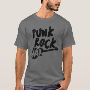 Punk Rock Vater Tattoos Gitarre Punker Rocker Ska  T-Shirt