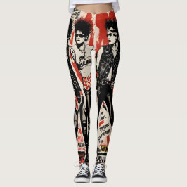 Punk Rock Vintag Leggings