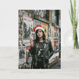 Punk Rock Weihnachtsriot Urlaub Karte