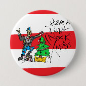 PUNK ROCK XMAS Button (Vorderseite)