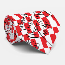 PUNK ROCK XMAS in Crazy Checkered Krawatte