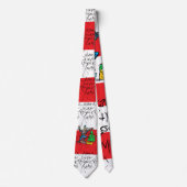 PUNK ROCK XMAS STRIPE KRAWATTE (Vorderseite)