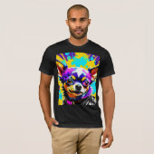 PUNK ROCKER CHIHUAHUA T-Shirt (Vorne ganz)