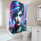 Punk Rocker Duschvorhang (Beispiel)