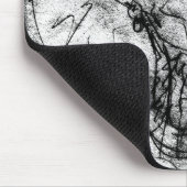 Punk Rocker mit Mohawk Mousepad (Ecke)