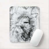 Punk Rocker mit Mohawk Mousepad (Mit Mouse)