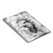 Punk Rocker mit Mohawk Notizblock (Rechte Seite)