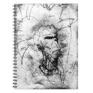 Punk Rocker mit Mohawk Notizblock