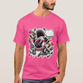 PUNK ROCKER-MOPS 8 T-Shirt (Vorderseite)