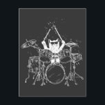 Punk Rockstar Kitten Kitty Cat Drummer Punk Postkarte<br><div class="desc">Punk Rockstar Kitten Kitty Cat Drummer Playing Drums Grafik Design Geschenkkarte Sammlung.</div>