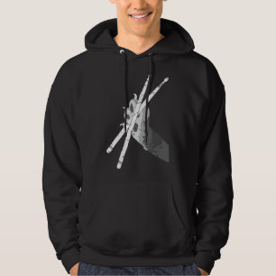 Punk Rockstar Kitten Kitty Cat Drummer SpielDru Hoodie