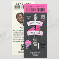 Punk-Romantik-Rock-’n’-Roll-Hochzeitsticket