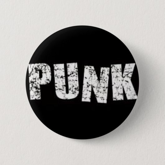 "Punk" runder Knopf Button (Vorderseite)