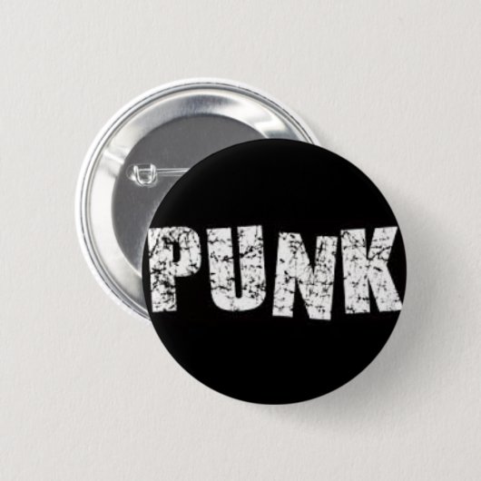 "Punk" runder Knopf Button (Vorne & Hinten)